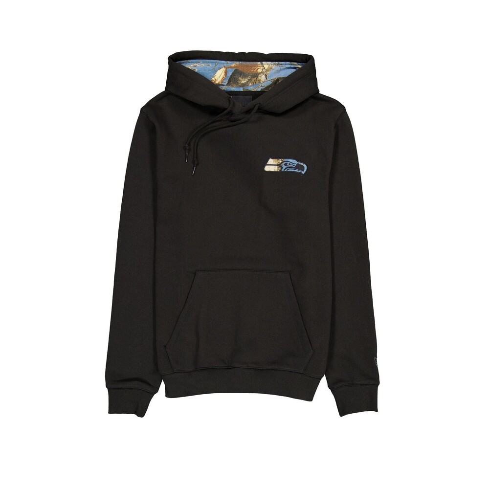 New Era Seattle Seahawks Black Realtree Hoodie - Size M